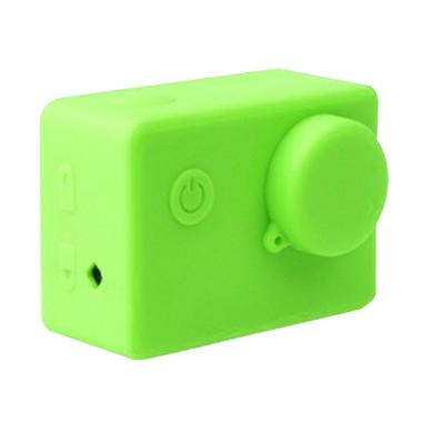 Brica Silicone Case & Lens Cap for ... E2s Action Camera - Hijau