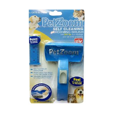 St4rshop Pet Zoom Self Cleaning Brush Sisir Kucing dan Anjing