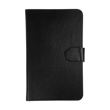 Universal Leather Sarung Dompet Casing for Tablet 7 Inch - Hitam