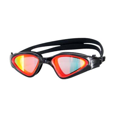 Lasona KC-TMT-I Mirror Terminator Irridium Kacamata Renang - Black Red