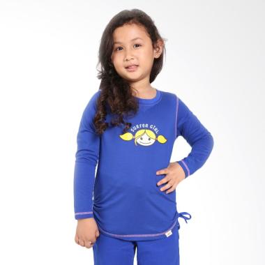 Surfer Girl Junior 7OSHEA Atasan Anak Perempuan - Blue