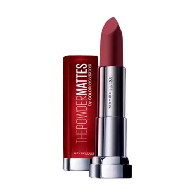 Maybelline Color Sensational Powder Matte Lipstick - Noir Red