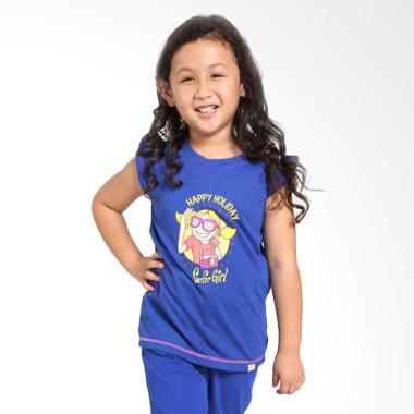 Surfer Girl Junior 7RATIA Atasan Anak Perempuan - Blue