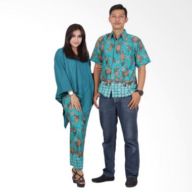 Batik Putri Ayu Solo srd202 Batik Couple Dress - Hijau