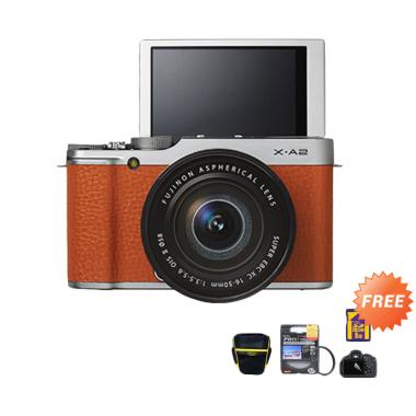 Fujifilm XA-2 Kamera Mirrorless + F ... + XC 16-50 OIS II - Brown