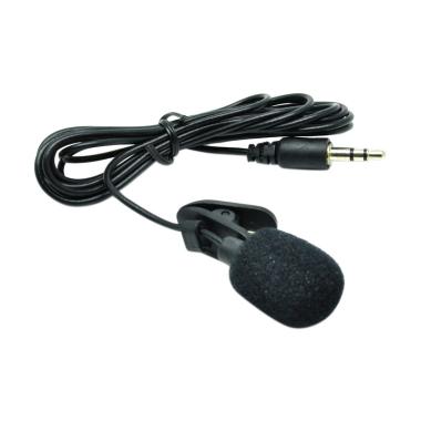 Mine G Microphone with Clip for Smartphone/ Laptop/ Tablet PC - Black [3.5mm] Black