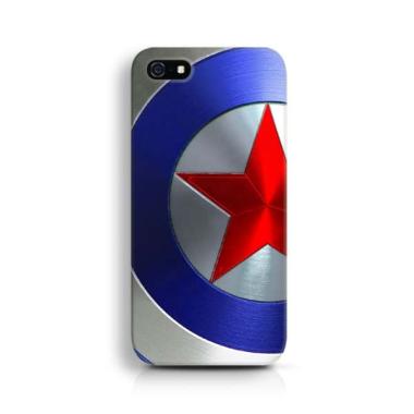 Indocustomcase Captain America Shie ... for Apple iPhone 5/5S/SE