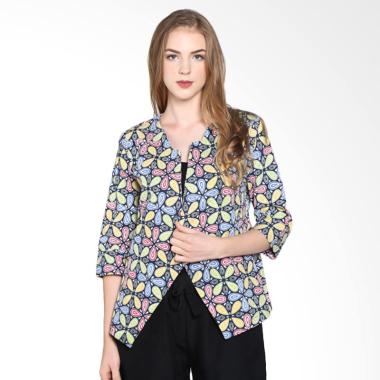 Batik Pria Tampan Women Wou34-04081613c-Multi Tear Drop Geo Blazer