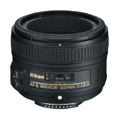 Nikon 50mm f / 1.8G AF-S NIKKOR FX ... igital SLR Kamera - Hitam