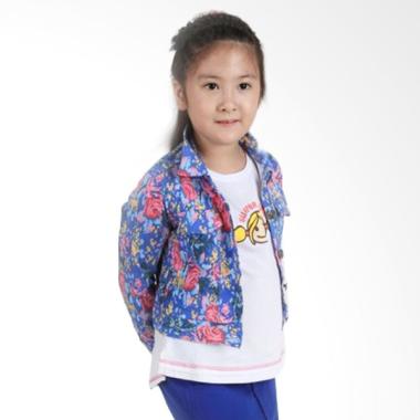 Surfer Girl Junior 7ADDISON Jaket Anak Perempuan - Blue