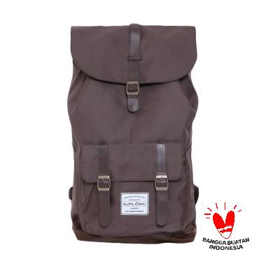 Ezplora Unisex Casual Bag Nexus Tas Ransel Pria dan Wanita - Brown