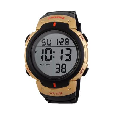 Skmei Pioneer Sport LED Men Digital ... Pria DG1068 - Hitam Gold