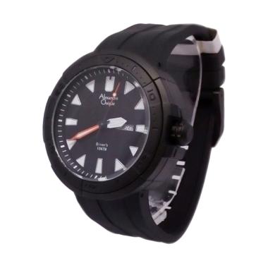 Alexandre Christie Analog Tali Karet Jam Tangan Pria 1431081 - Hitam