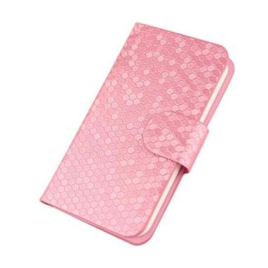 OEM Case Glitz Cover Casing for Samsung Galaxy Mega On Galaxy O7 - Merah Muda