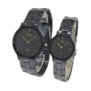 Alexandre Christie Asteria 8410LMHBIPBA Jam Tangan Couple - Black