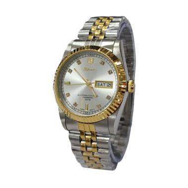 Tetonis T60 Jam Tangan Wanita - Silver White Gold
