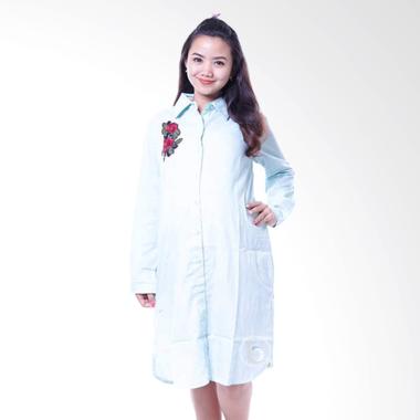 Mama Hamil Dress Belle Rossy Katun Baju Hamil