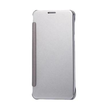 Wallet Mirror View Flip Cover Casin ... G Plus 5.5 inch - Silver