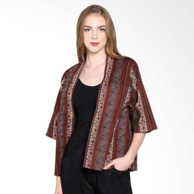 Batik Pria Tampan Woupd-04081623p Lajur Kusuma Cardigan Wanita - Teak