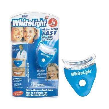 White Light Alat Pemutih Gigi Original Import USA Biru