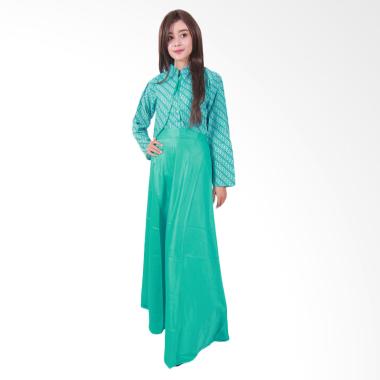 Batik Putri Ayu Solo G077 Hijab Batik Clarissa Gamis- Tosca