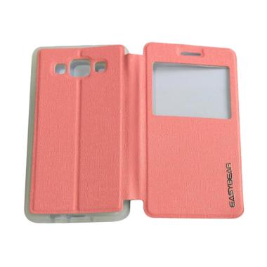 Easybear Flip Cover Flipshell Casin ... laxy A5 A500F - Pink Muda