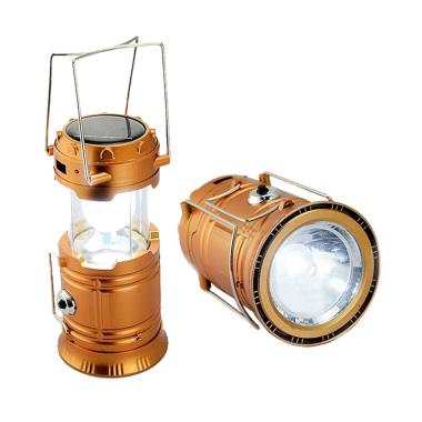 Maximo Lampu Camping Emergency Solar Plus Senter 5700 Multi Fungsi