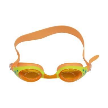 QCF Anti Fog UV Protection Kacamata Renang Anak - Orange