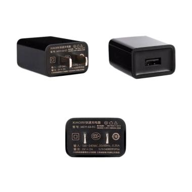 Xiaomi Original Charger with USB Da ... te/Note 3/2S/Mi4i - Hitam