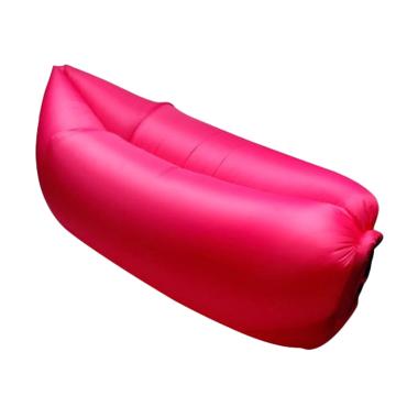 Cloud Lounger Inflatable Lounge Sofa Kasur Angin Tanpa Pompa - Pink