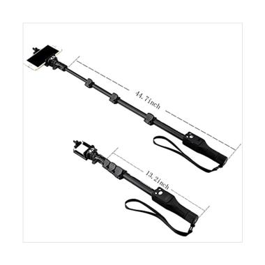 Yunteng YT-1288 Tongsis Selfie Stick Monopod with Bluetooth - Black