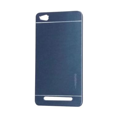 Motomo Metal Hardcase Backcase Casing for Xiaomi Redmi 3 or Redmi 3S - Dark Blue