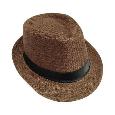 D&D Hat Collection Fedora Panama To ... anama Dewasa - Coklat Tua