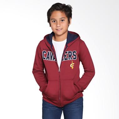 NBA Outerstuff 28OID Cleveland Cava ... e Merah Jaket Basket Anak