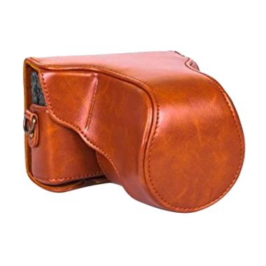 Third Party Leather Casing for Kamera Mirrorless Canon EOS M10 - Brown