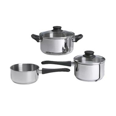 Ikea Annons Set Peralatan Masak dengan Penutup Kaca - Transparan