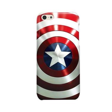 Indocustomcase Captain America Shie ... asing for Apple iPhone 5C