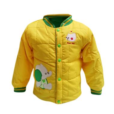 Chloe Babyshop F984 Bomber Bubble B ... leeve Jaket Anak - Kuning