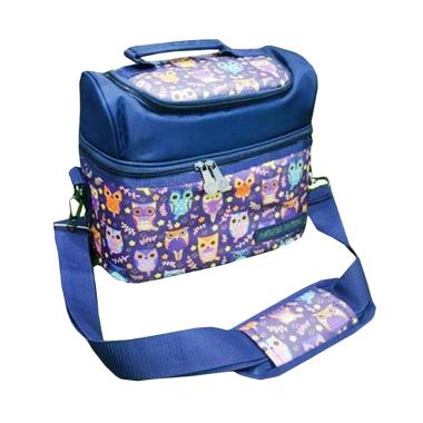 Natural MomsOwl Purple Tas Penyimpan ASI with Ice Gel Cooler Bag