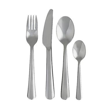 Ikea (R) Dragon Stainless Steel Set Sendok, Garpu, Pisau, Sendok Teh
