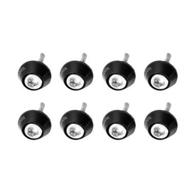 Raja Motor Baut L Variasi Ring Almunium 6mm Warna - 2 Set - Hitam [BVA9155