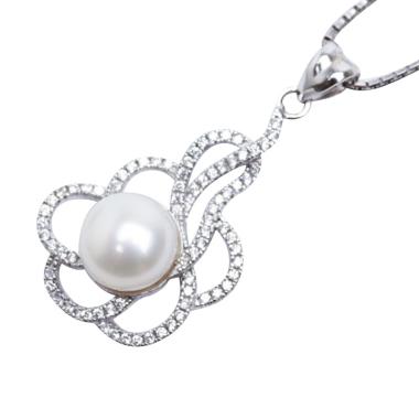 Royale Jewel WGP 100B Kalung Perak ... iara Asli with Velvet Box