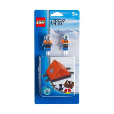 Lego City 850932 Arctic Polar Accessory Set with Fabric Tent Mainan Block & Puzzle Multicolor