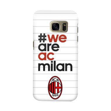 Indocustomcase AC Milan ACM03 Cover Casing for Samsung Galaxy S6 Edge