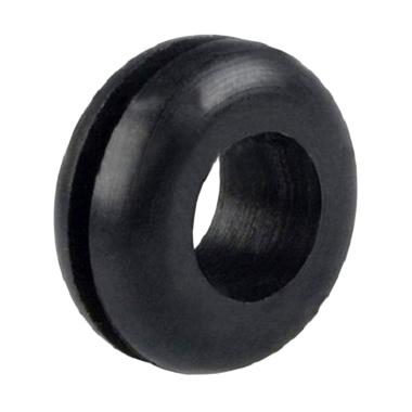 Sesawi Grommet Sekat Lubang Anti Bocor dan Rembes NFT Hidroponik - Hitam [8 mm] 10 Pcs Hitam