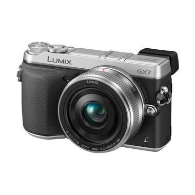 Panasonic Lumix Dmc-gx7c Silver + L ... r Full Hd (Garansi Resmi)