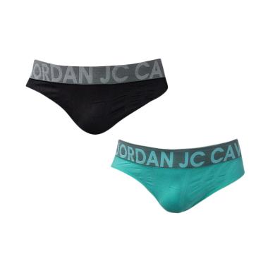 Jordan Cavalli Seamless Briefs 02 C ... - Coklat Tua Aqua [2 Pcs]