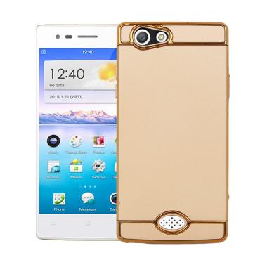 OEM 3 in 1 Plated PC Frame Bumper w ... Oppo A31 or Neo 5 - Gold