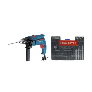 Bosch GSB 550 dan KENMASTER Mata Bo ... Listrik/Besi/Kayu/Tembok