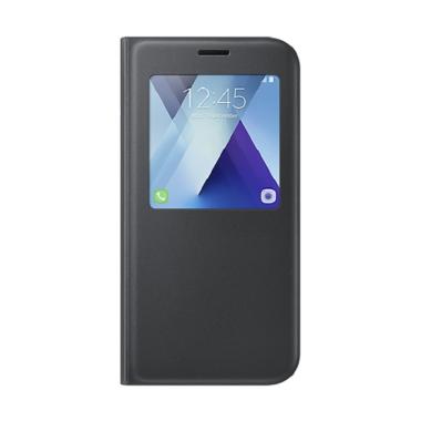 Samsung Original S View Cover Stand ... laxy A7 2017 A720 - Hitam